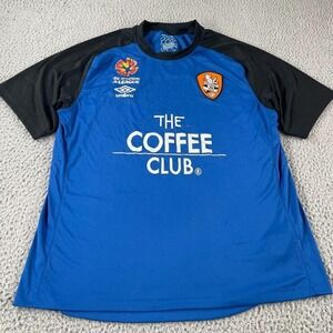 Brisbane Roar FC Soccer Jersey Hyundai A-League Umbro Football Kit Adult Large